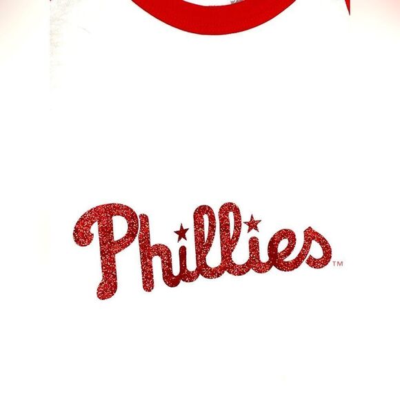 Tiny Turnip Phillies Baseball Tee S - Picture 3 of 4